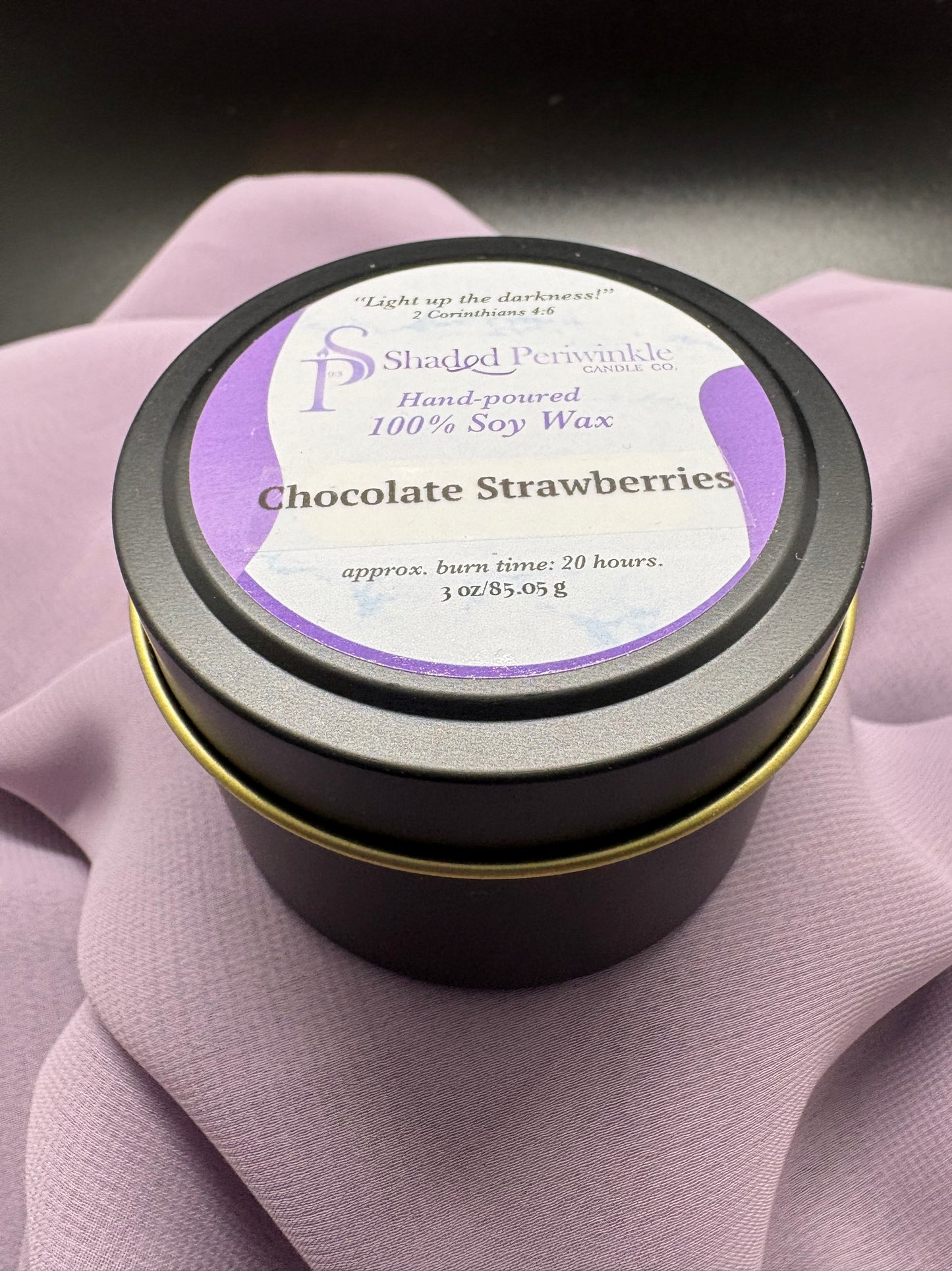 Chocolate Strawberries Tin