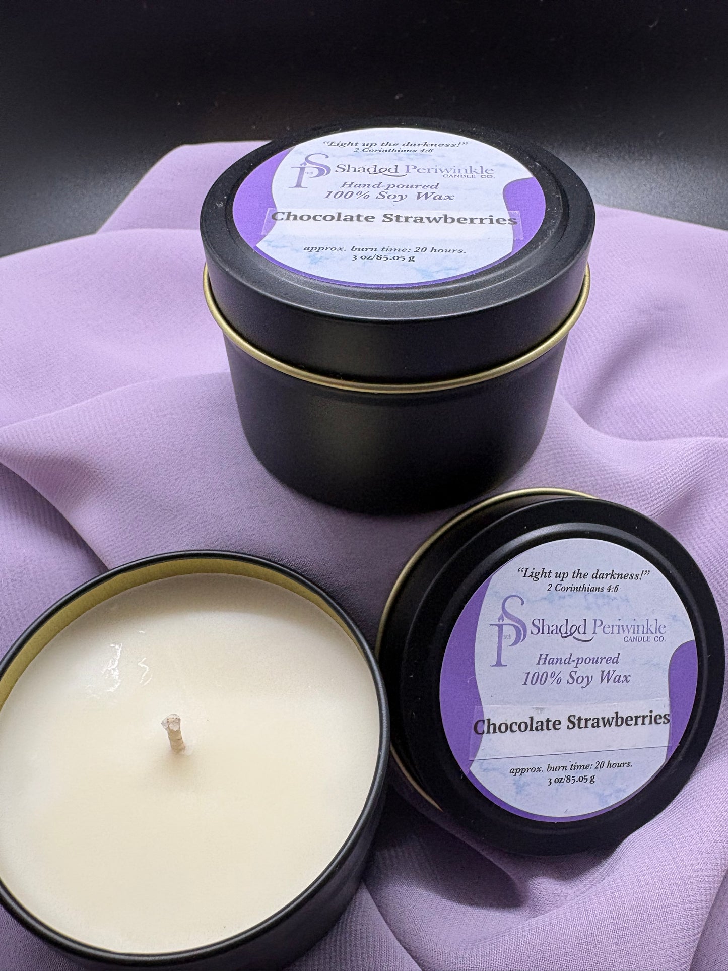 Chocolate Strawberries Tin