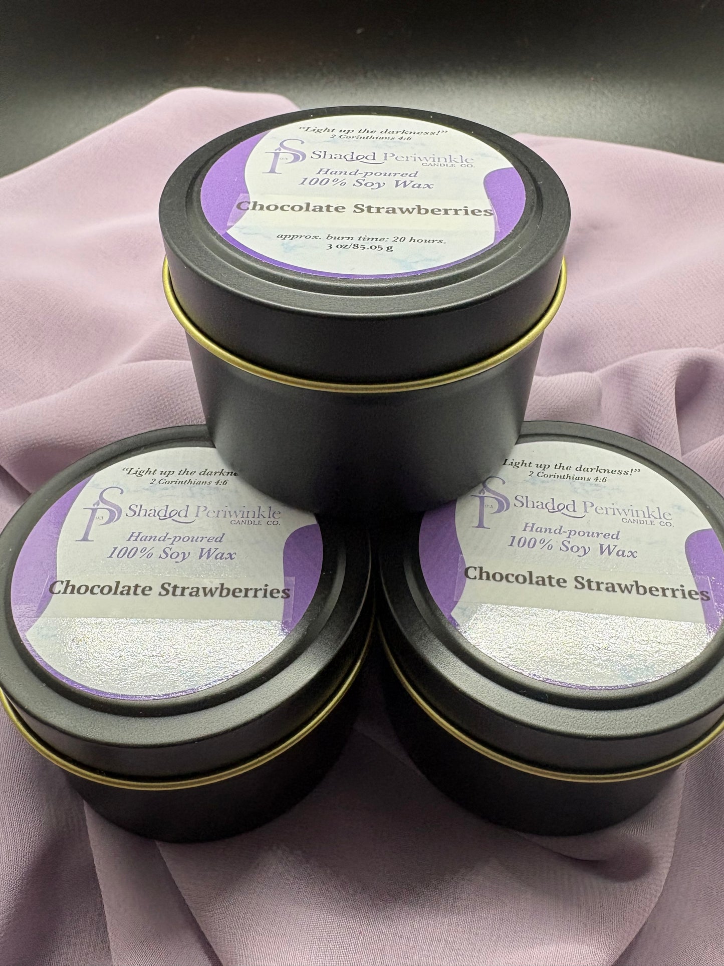 Chocolate Strawberries Tin