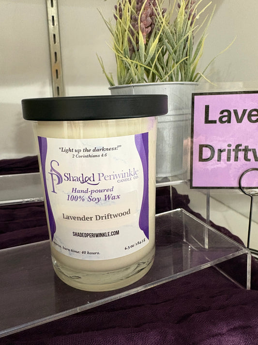 Lavender Driftwood Jar