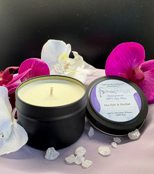 Sea Salt & Orchid Tin