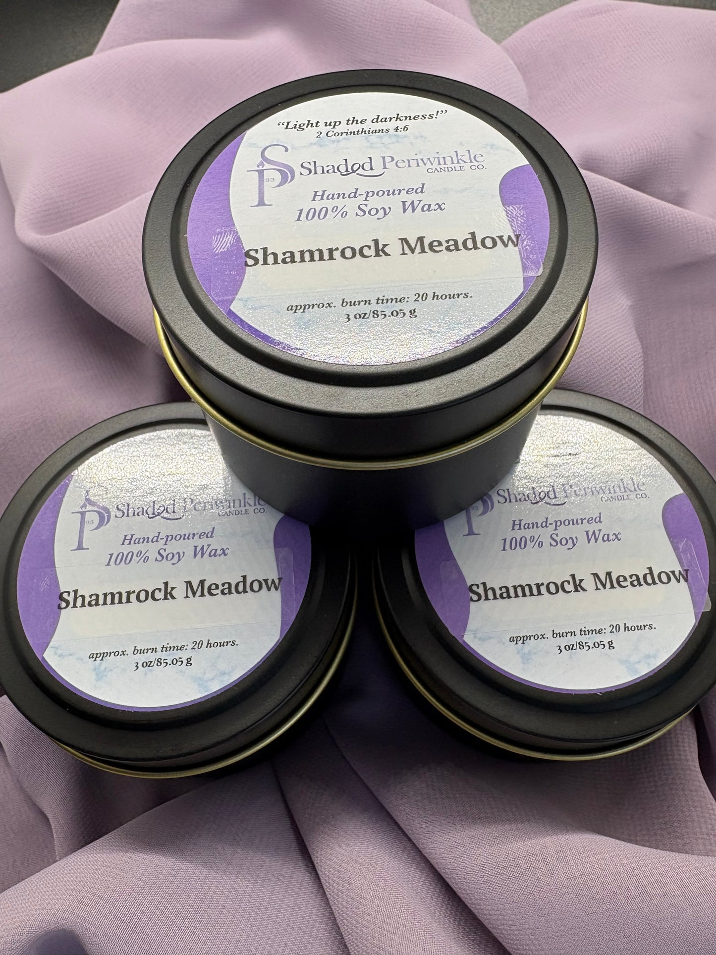 Shamrock Meadow Tin