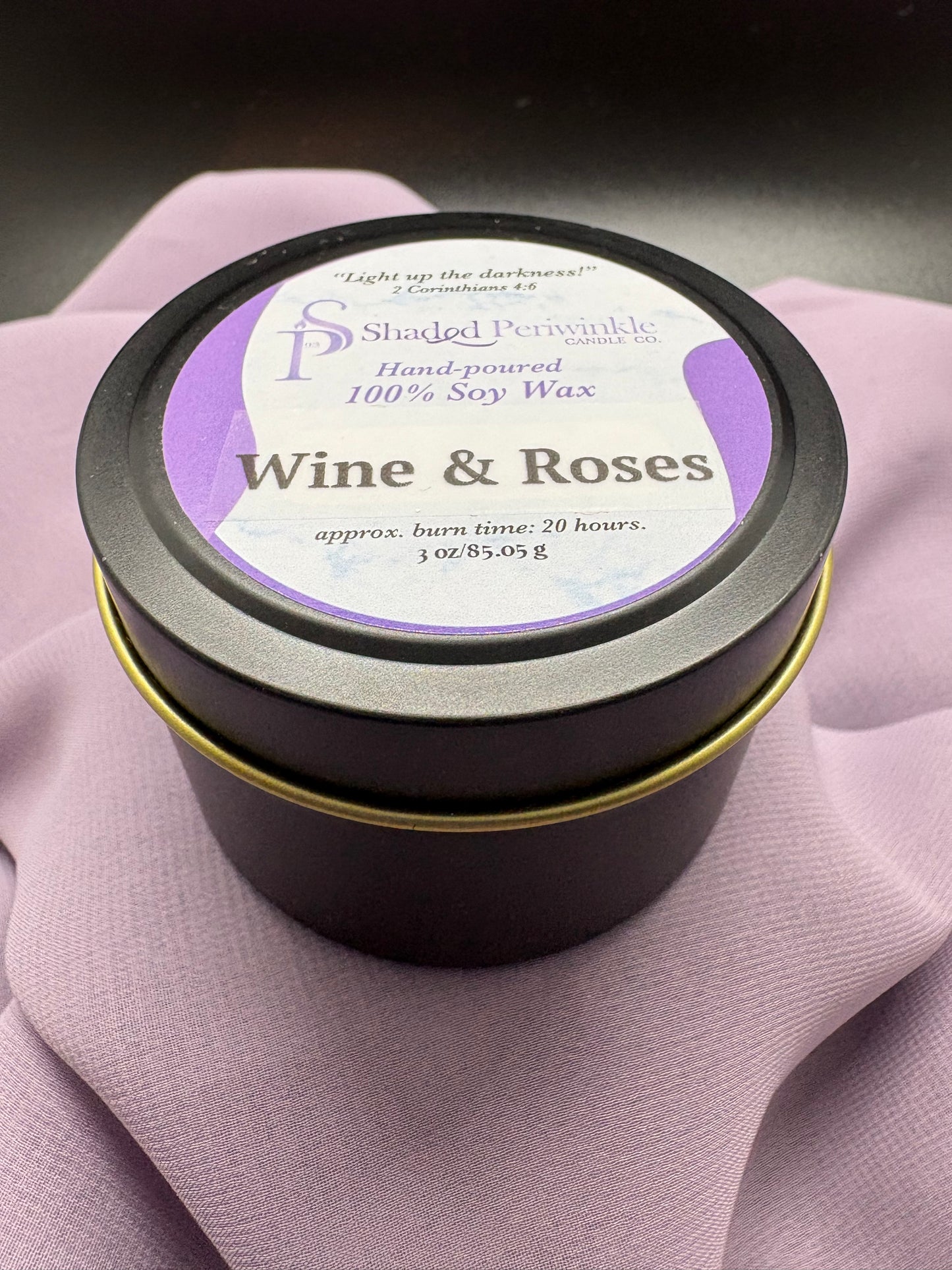 Wine & Roses Tin