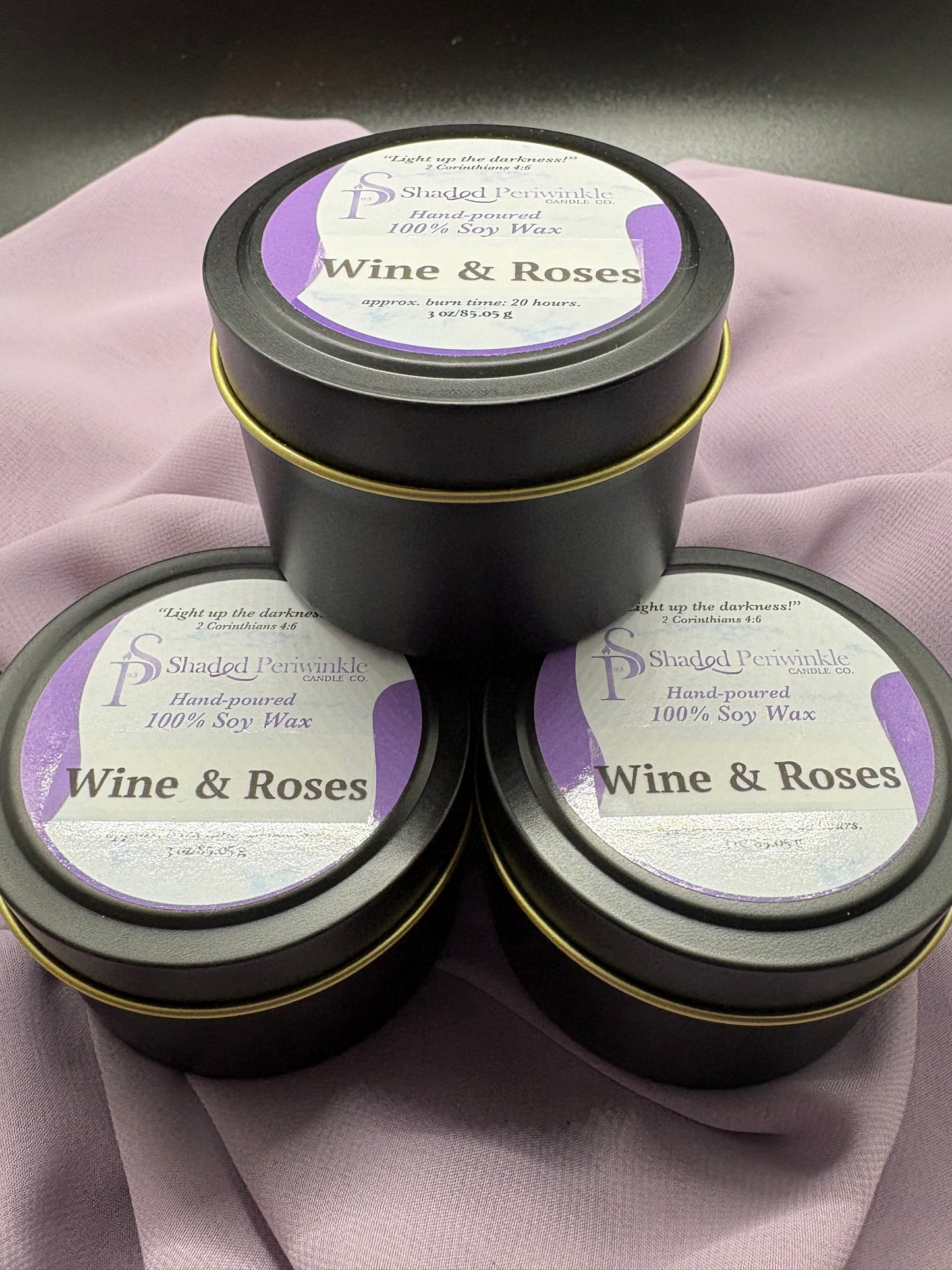 Wine & Roses Tin