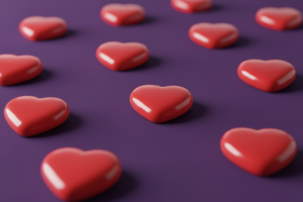 Peppermints Replaced with Hearts